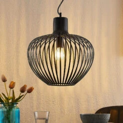 Lindby Deandre Hängeleuchte, Ø 38 Cm