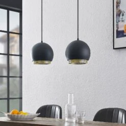 Lucande Sivanel Hängeleuchte, Zweiflammig -Laden Für Heimbeleuchtung 9639552 1