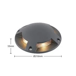 Lindby Cormac LED-Bodenaufbauleuchte, 4-flammig -Laden Für Heimbeleuchtung 9915009 6