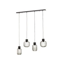 Lucande Lomeris Hängelampe, Vierflammig, Rauchgrau -Laden Für Heimbeleuchtung 9920040 2