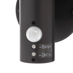 LED-Außenwandlampe Gregory, Dunkelgrau, Mit Sensor -Laden Für Heimbeleuchtung 9945309 5