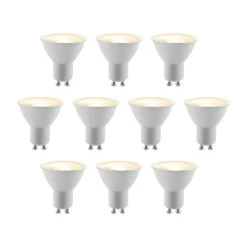 ELC LED-Reflektor GU10 5W 10er-Pack 2.700K 120°