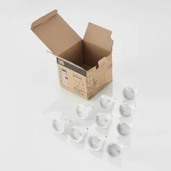 ELC LED-Reflektor GU10 5W 10er-Pack 4.000K 120° -Laden Für Heimbeleuchtung 9950881 8