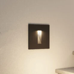 Arcchio Lanti Wandeinbauleuchte, Schwarz, G9, IP65