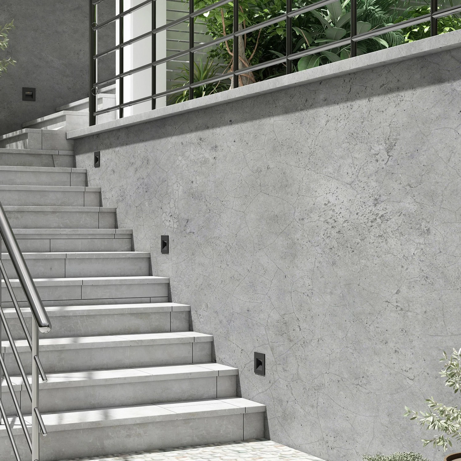 Arcchio Zamo Wandeinbauleuchte, Schwarz, G9, IP65 5 Arcchio Zamo Wandeinbauleuchte, Schwarz, G9, IP65 – Bild 3