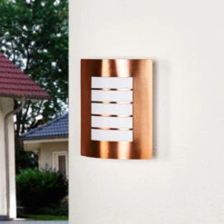 Kupferfarbene Außenwandlampe Blanka -Laden Für Heimbeleuchtung 9972022 2